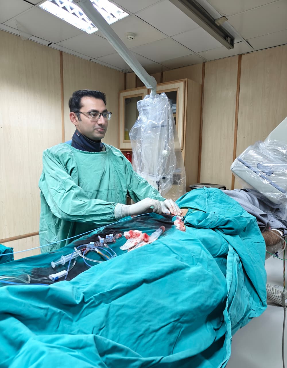 Cath Lab Angioplasty Stenting